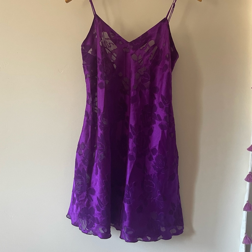 Victoria’s Secret Purple Lace Slip Dress